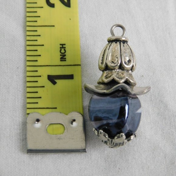 Teardrop Shaped (Mostly) Pendant Lot of 13 Shamrock Rhinestones Pea Pod Mustard - Picture 8 of 12